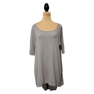 Bryn Walker Grey Simplistic Cotton Top Sz s
